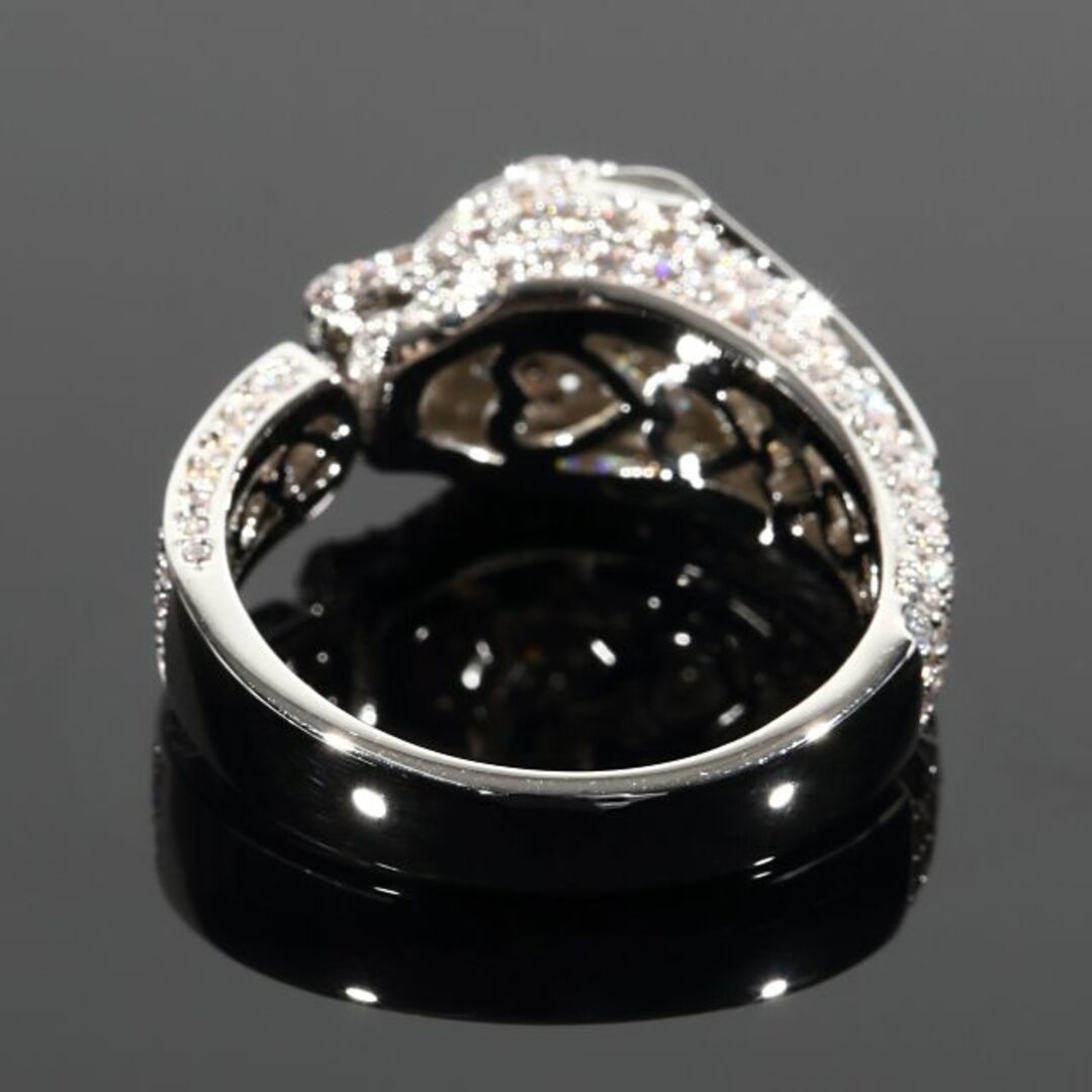 パンサーモチーフ リング CZダイヤ（キュービック・ジルコニア）ラグジュアリーRING１８号 メンズ レディース プレゼント メンズのアクセサリー(リング(指輪))の商品写真