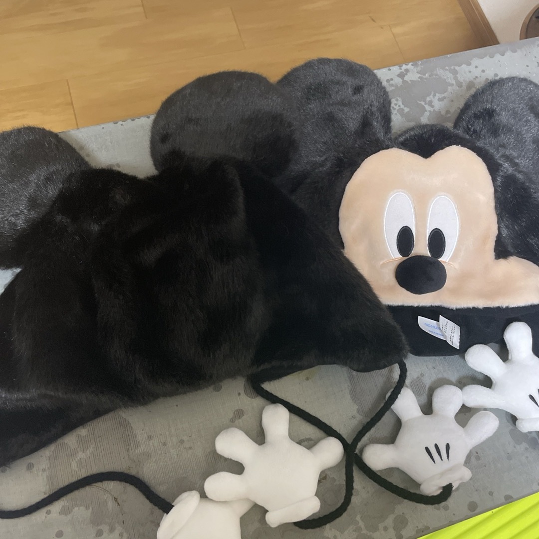 Disney(ディズニー)のディズニー　ミッキー　ファンキャップ　ペア エンタメ/ホビーのおもちゃ/ぬいぐるみ(キャラクターグッズ)の商品写真