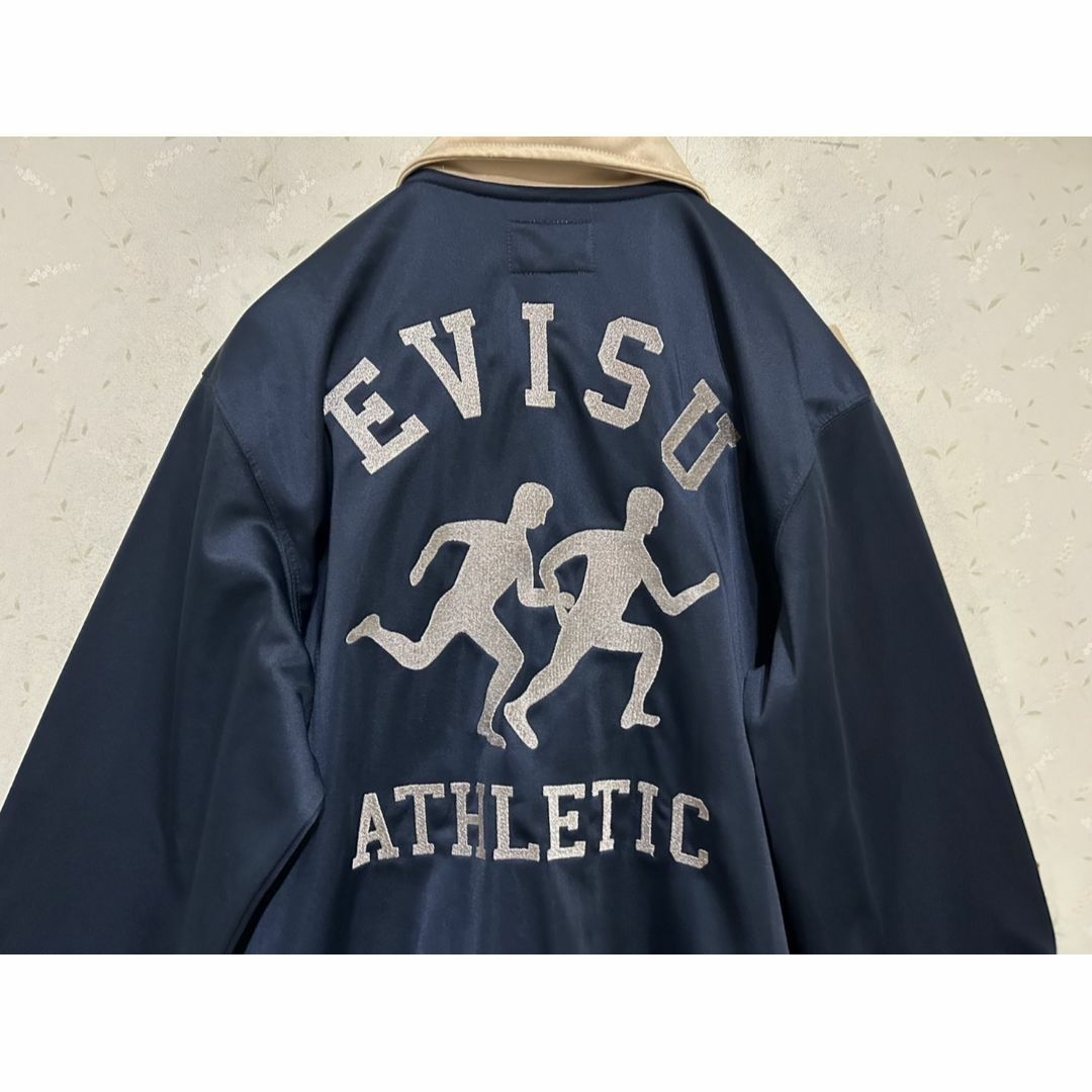 EVISU(エビス)の＊エヴィス ATHLETIC カモメ シルバー 刺繍 トラックジャケット 40 メンズのトップス(ジャージ)の商品写真