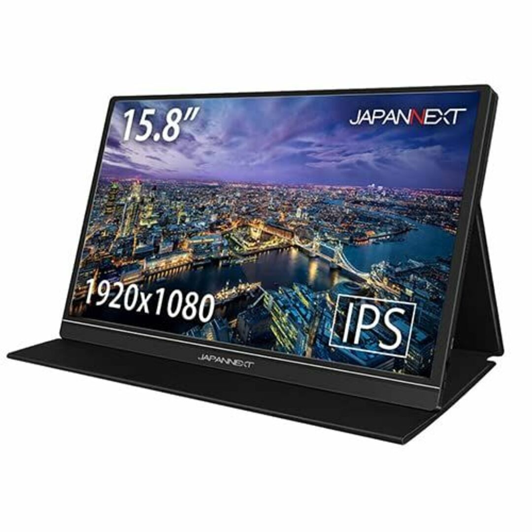 JAPANNEXT 15.8型 フルHD モバイルモニター（非光沢） JN-MDディスプレイ