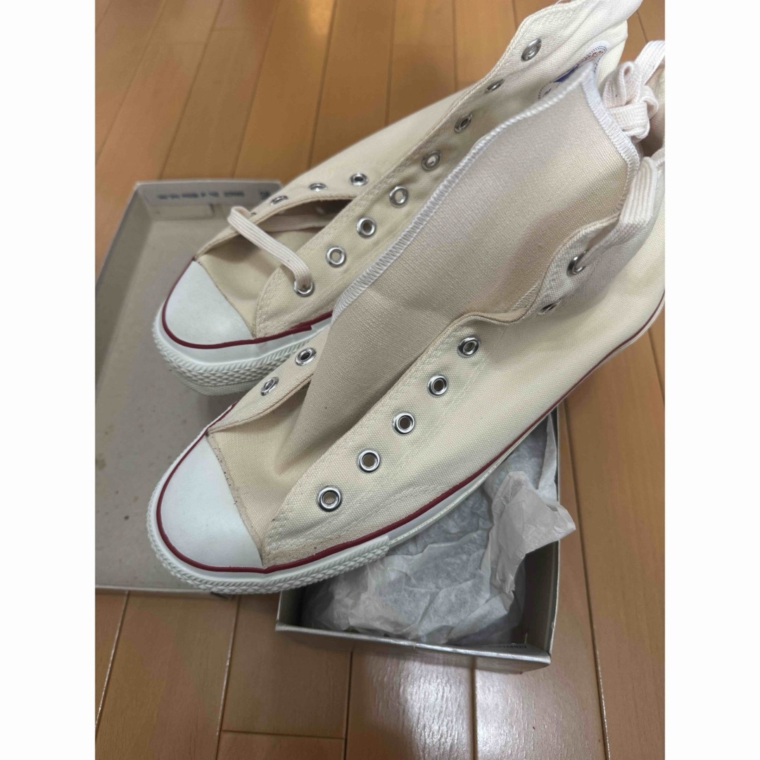 スニーカー80s MADE IN USA CONVERSE 30cm HI WHITE