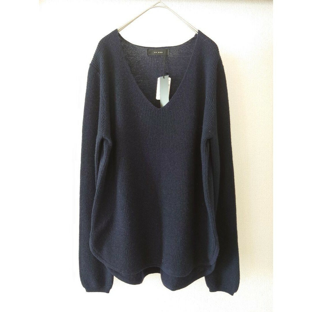 LASUD(ラシュッド)の新品 LASUD 12.960円 ウールニット ネイビー レディースのトップス(ニット/セーター)の商品写真