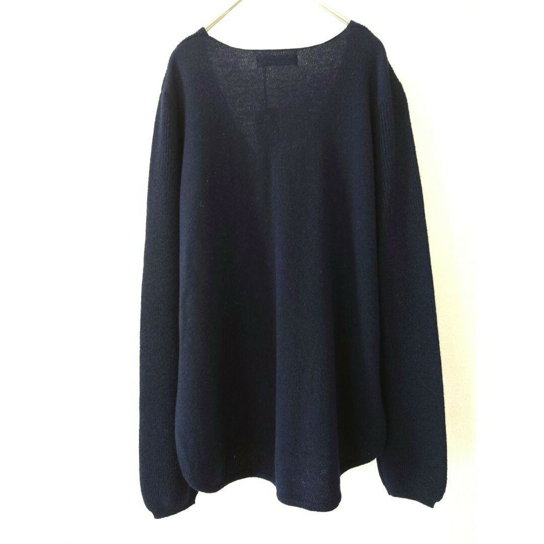 LASUD(ラシュッド)の新品 LASUD 12.960円 ウールニット ネイビー レディースのトップス(ニット/セーター)の商品写真