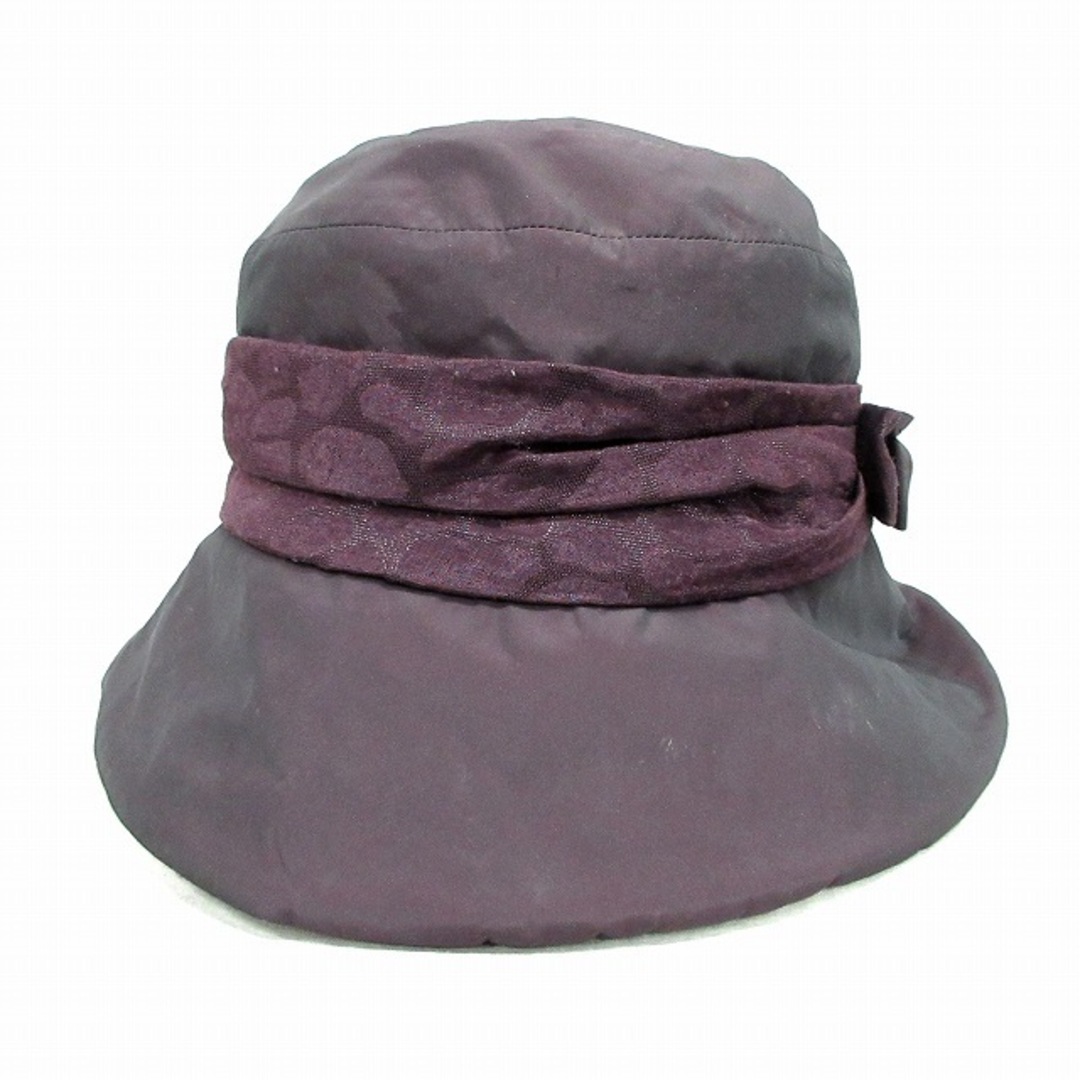 LANVIN(ランバン)のランバン LANVIN コレクション バケット ハット 帽子 光沢 リボン ♪１ レディースの帽子(その他)の商品写真