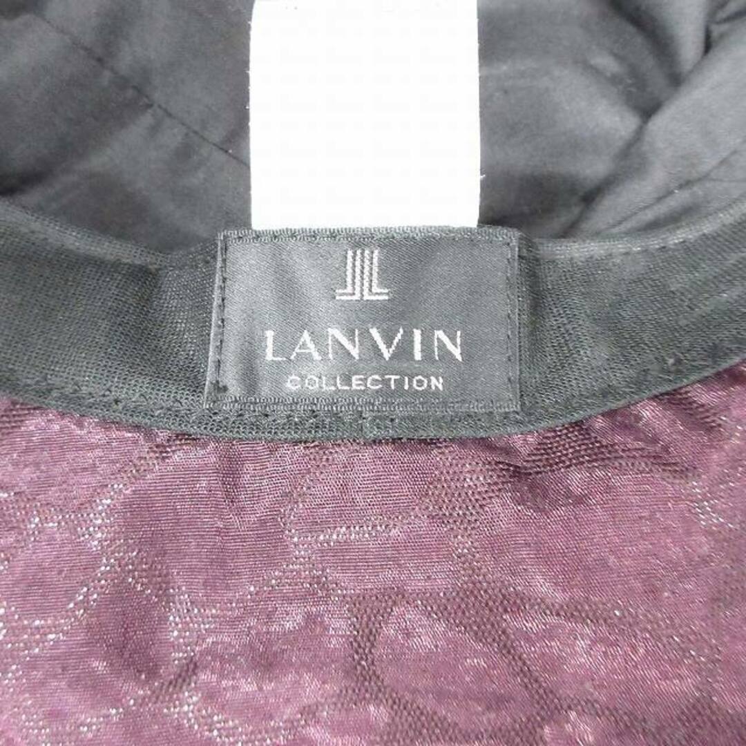 LANVIN(ランバン)のランバン LANVIN コレクション バケット ハット 帽子 光沢 リボン ♪１ レディースの帽子(その他)の商品写真