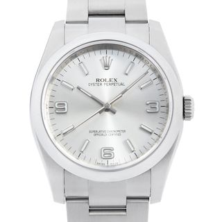 ロレックス(ROLEX)のロレックス オイスターパーペチュアル 116000 シルバー 369ホワイトバー G番 メンズ 中古 腕時計(腕時計(アナログ))