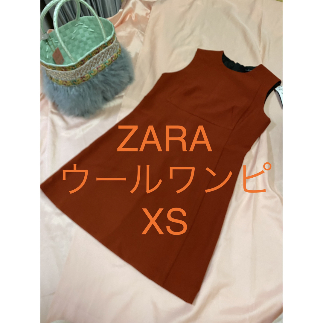 PEACHheLOVEBIRD様専用　　新品9,990円　ZARA ワンピース レディースのワンピース(ひざ丈ワンピース)の商品写真