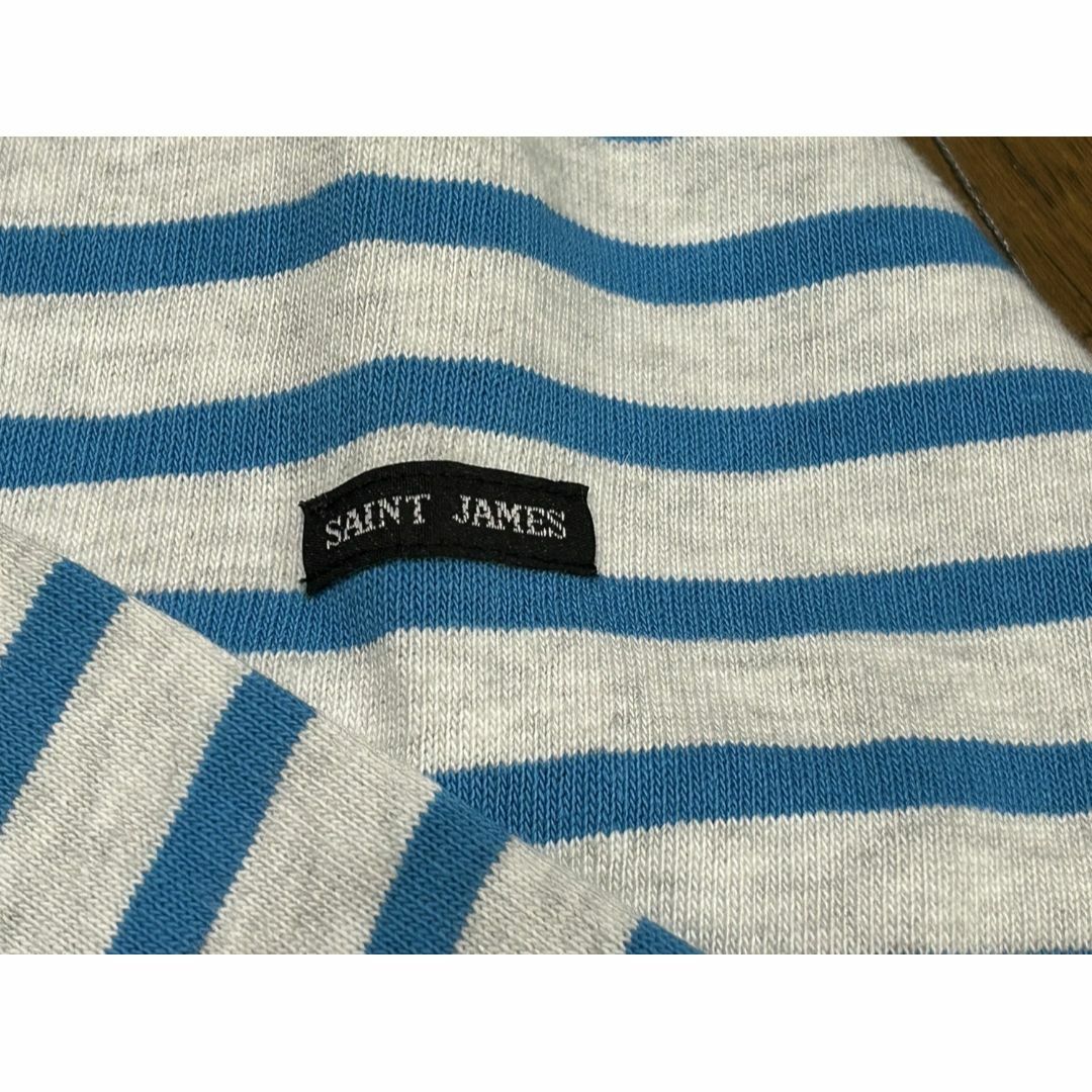 SAINT JAMES(セントジェームス)の＊SAINT JAMES ボーダー バスクシャツ ボートネック カットソー T5 メンズのトップス(Tシャツ/カットソー(七分/長袖))の商品写真