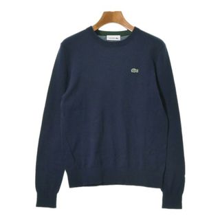 ラコステ(LACOSTE)のLACOSTE ラコステ ニット・セーター 34(XXS位) 紺 【古着】【中古】(ニット/セーター)