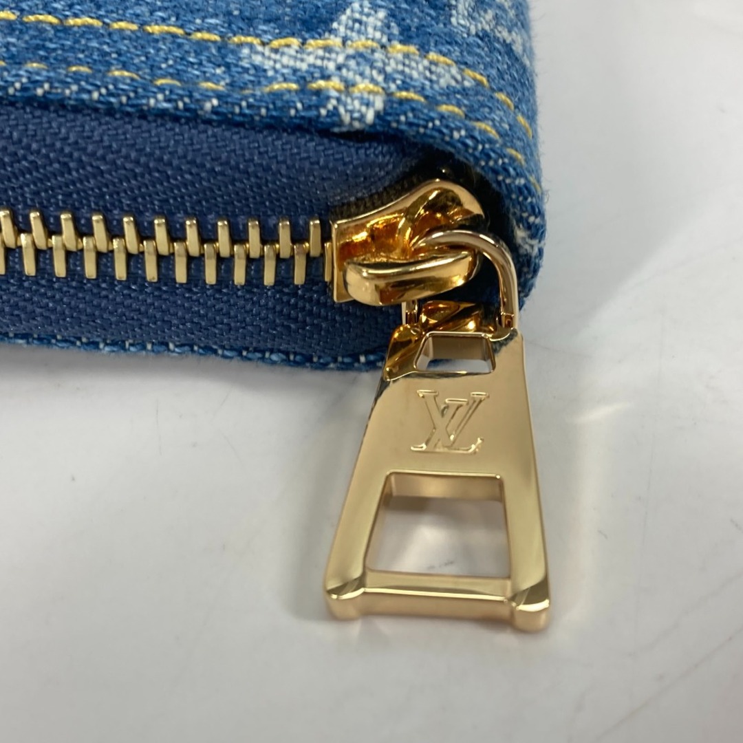 LOUIS VUITTON(ルイヴィトン)のルイヴィトン LOUIS VUITTON ジッピー・ウォレット M82958 新作 LV リミックス ロングウォレット ラウンドファスナー 長財布 モノグラムデニム ブルーデニム ブルー 新品 レディースのファッション小物(財布)の商品写真