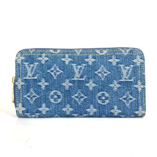 ルイヴィトン(LOUIS VUITTON)のルイヴィトン LOUIS VUITTON ジッピー・ウォレット M82958 新作 LV リミックス ロングウォレット ラウンドファスナー 長財布 モノグラムデニム ブルーデニム ブルー 新品(財布)