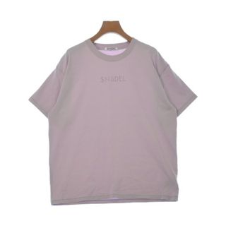 スナイデル(SNIDEL)のSNIDEL スナイデル Tシャツ・カットソー ONE ピンク 【古着】【中古】(カットソー(半袖/袖なし))