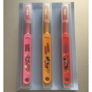 ディズニー(Disney)のディズニー  ♡  新品 歯ブラシ 3本セット(歯ブラシ/歯みがき用品)