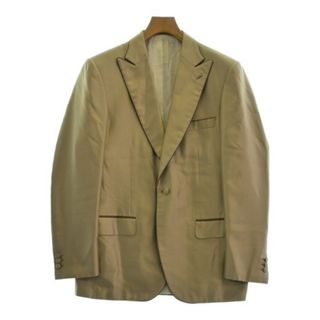 ブリオーニ(Brioni)のBrioni ブリオーニ テーラードジャケット 48(L位) ゴールド系 【古着】【中古】(テーラードジャケット)