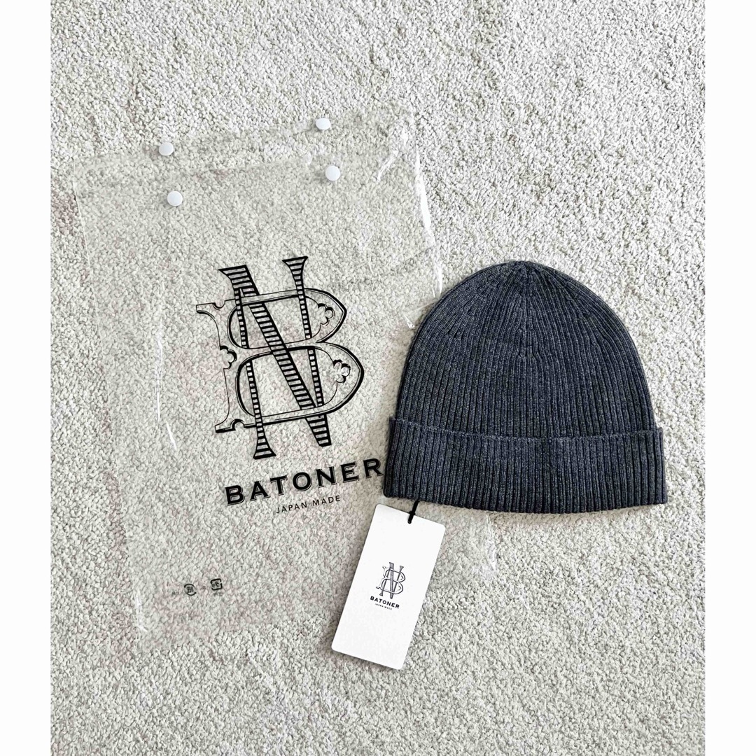 BATONER  SOLID WOOL KNIT CAP バトナー ニット帽 Gニット帽/ビーニー