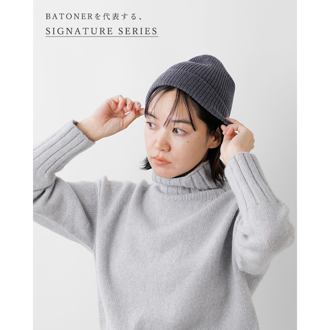 BATONER  SOLID WOOL KNIT CAP バトナー ニット帽 Gニット帽/ビーニー