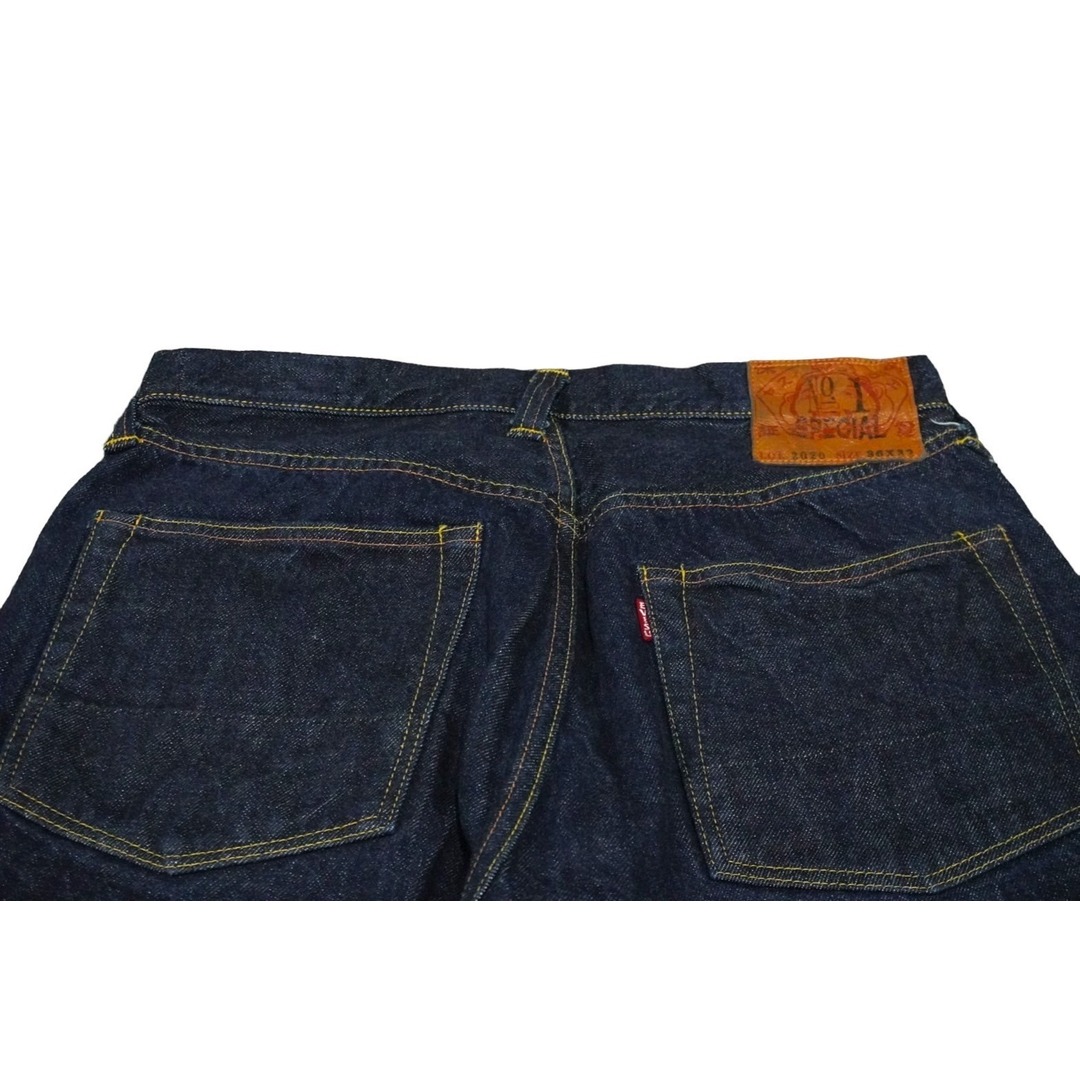 EVISU(エビス)のEVISU JEANS エヴィス ジーンズ デニムパンツ サイズ36×32 コットン ブルー テーパード カモメ プリント 良品 中古 59401 レディースのパンツ(デニム/ジーンズ)の商品写真