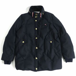 モンクレール(MONCLER)の【ドンドン見直し】美品□モンクレール ガムブルー GIUBBOTTO 襟元カルガンラムファー フード ダウンジャケット 4 紺 伊製 正規 メンズ(ダウンジャケット)