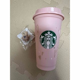 スターバックス(Starbucks)の【新品未使用】スタババレンタイン2024 リユーザブルカップ ベアリスタ付き(タンブラー)