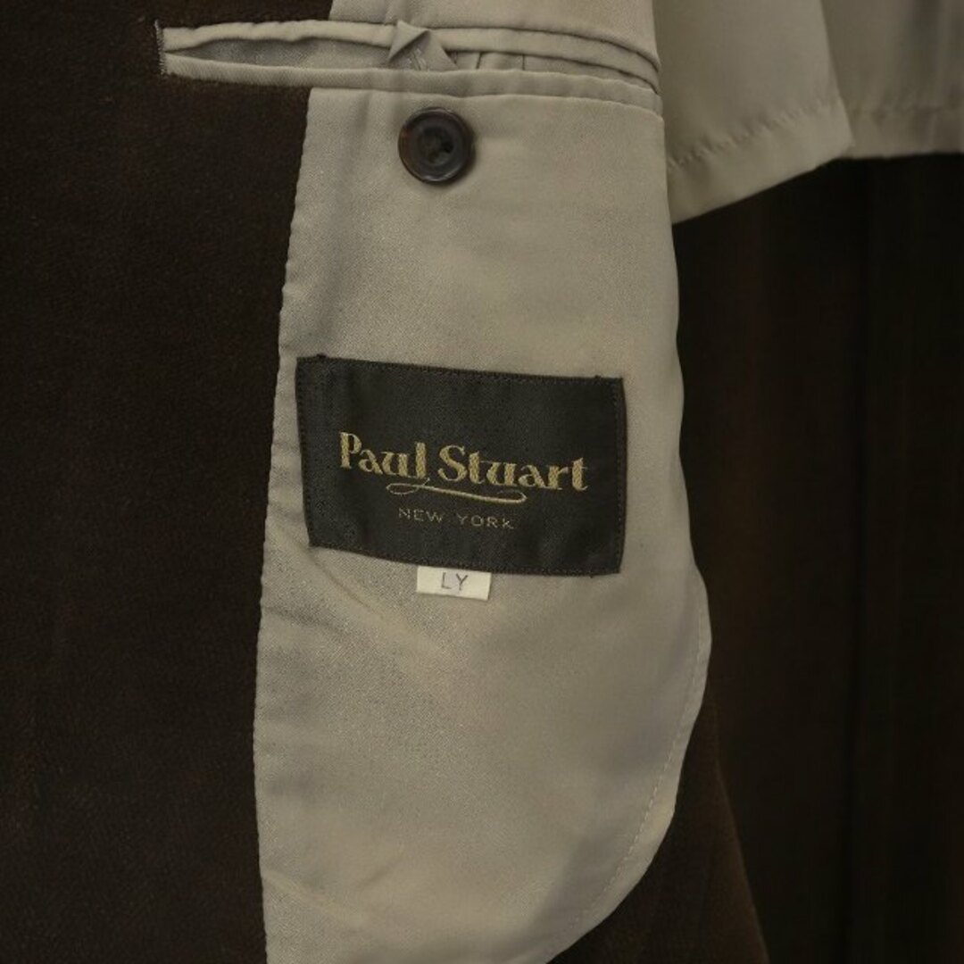 Paul Stuart(ポールスチュアート)のPAUL STUART テーラードジャケット シングル 3B ウール混 L 茶 メンズのジャケット/アウター(テーラードジャケット)の商品写真