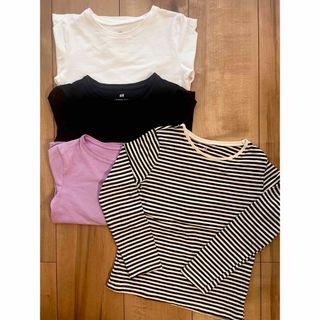 エイチアンドエム(H&M)の⭐️4枚セット⭐️H&M⭐️長袖Tシャツ　EUR110/116(Tシャツ/カットソー)