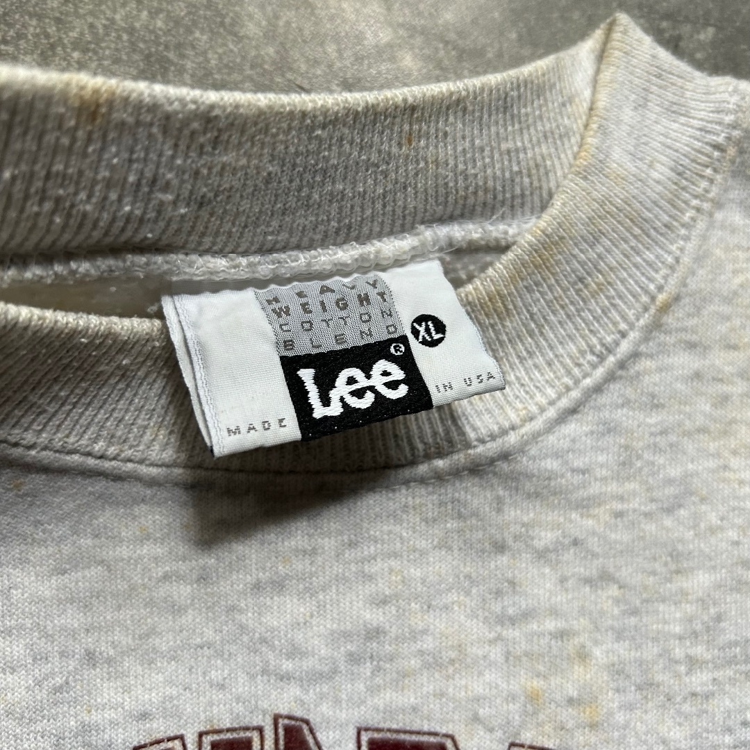 Lee(リー)の90s Lee リー カレッジロゴスウェット USA製 XL グレー メンズのトップス(スウェット)の商品写真