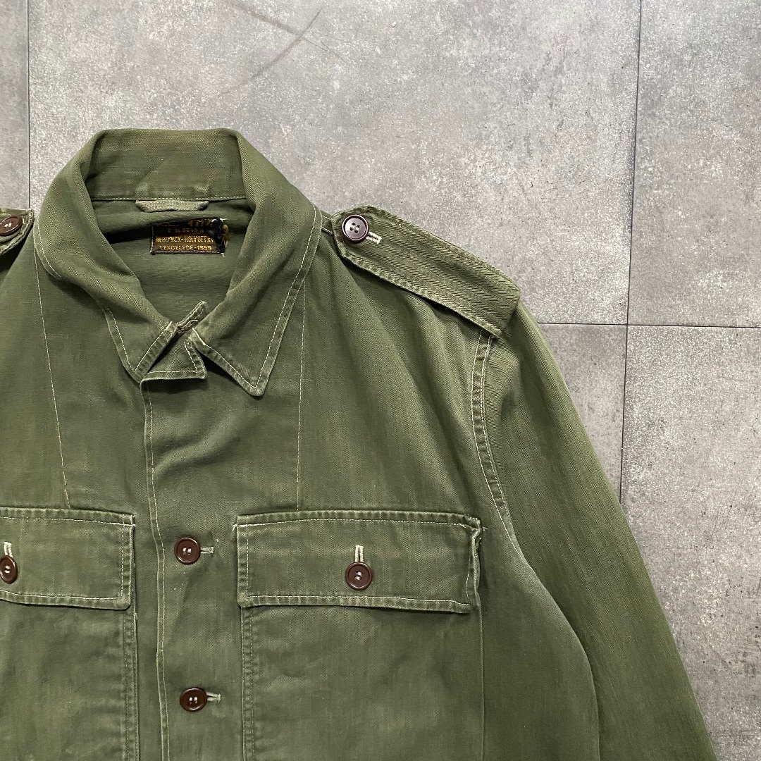 MILITARY - 50s オランダ軍 HBT JKT ヘリンボーンツイルジャケットの