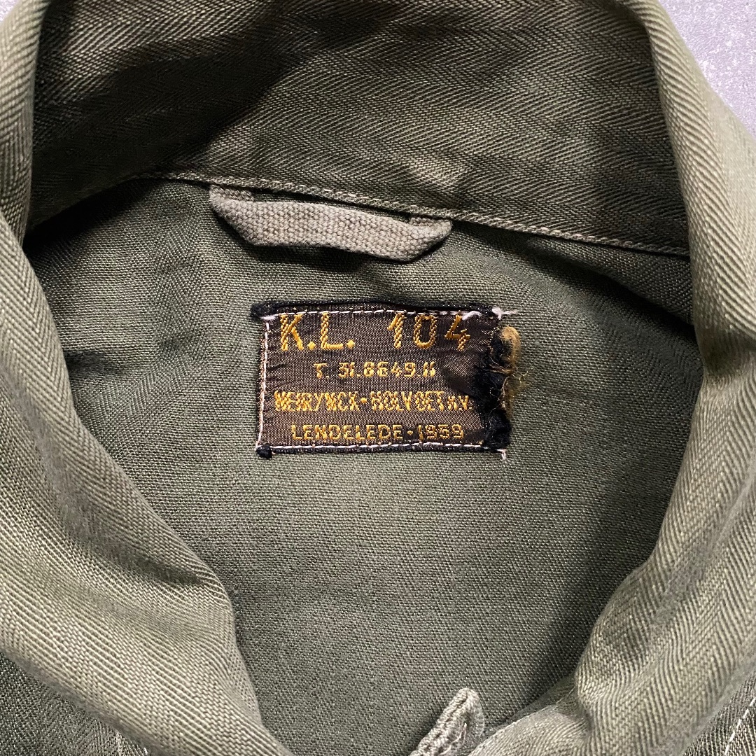 MILITARY - 50s オランダ軍 HBT JKT ヘリンボーンツイルジャケットの