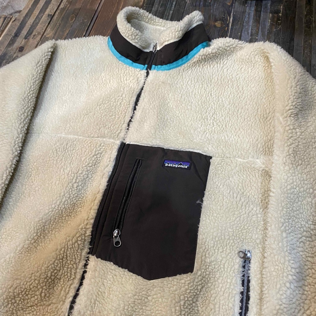 2011年製　Patagonia パタゴニア　レトロX ボア　フリース　XXL メンズのジャケット/アウター(マウンテンパーカー)の商品写真