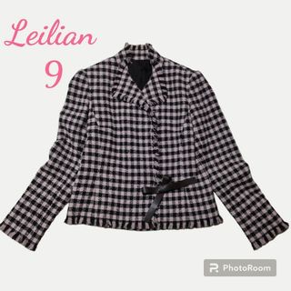 レリアン(leilian)のLeilian レリアン ニットジャケット アンゴラ混 ９号(その他)