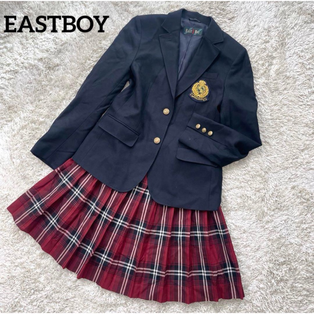 ブレザーは紺色ですEastBoy イーストボーイ 卒業式 入学式