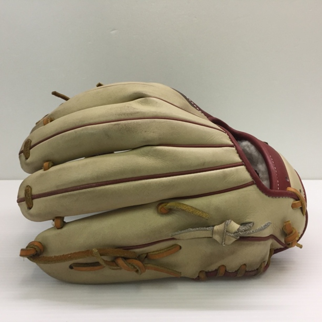 ZETT(ゼット)の中古品 ゼット ZETT プロステイタス 軟式 内野手用オーダーグローブ 刺繍入り 8829 スポーツ/アウトドアの野球(グローブ)の商品写真