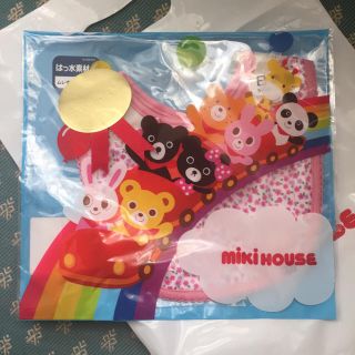 ミキハウス(mikihouse)の新品未使用 ミキハウス 女の子用スタイ(ベビースタイ/よだれかけ)