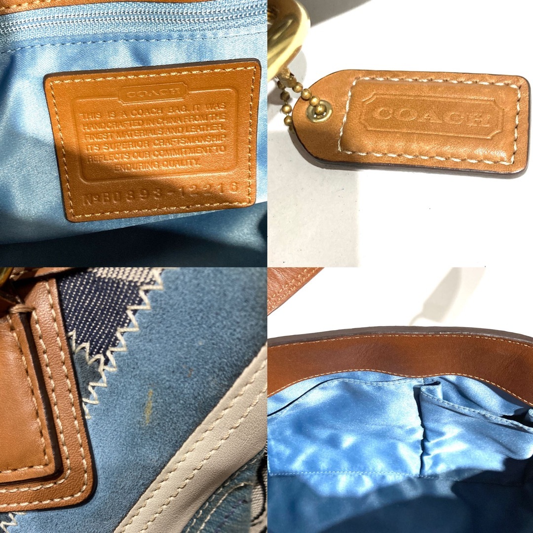 COACH(コーチ)のコーチ COACH パッチワーク バッグ デニム バンドバッグ レディースのバッグ(ハンドバッグ)の商品写真