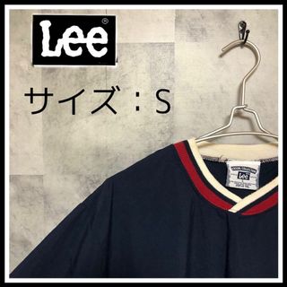 リー(Lee)のUS/EU輸入海外古着　Lee 　90ｓ　プルオーバージャケット　S　ネイビー(ブルゾン)