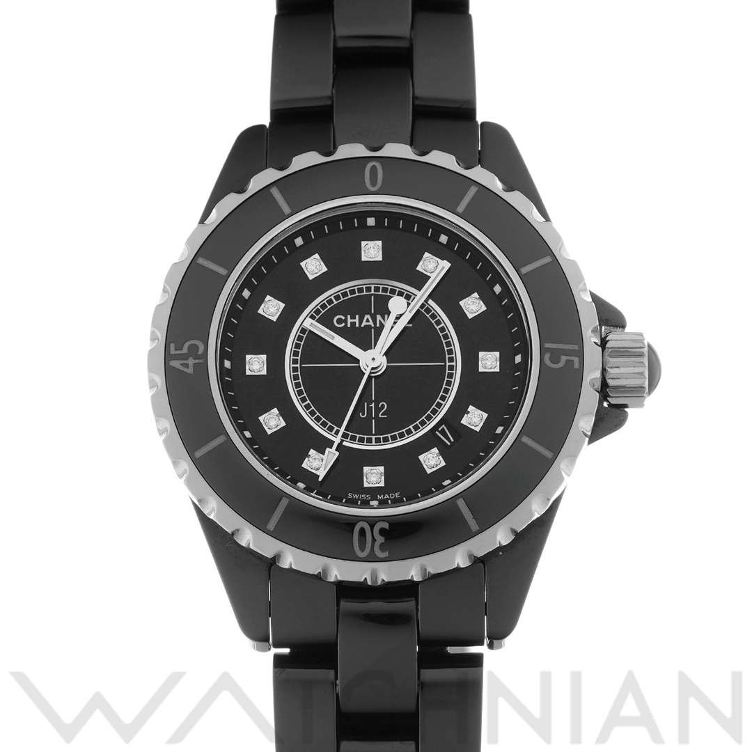 シャネル CHANEL H1625 ブラックラッカー /ダイヤモンド レディース 腕時計レディース
