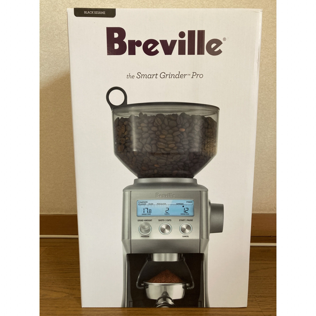 ☆新品未開封/送料込☆Breville Smart Grinder Pro スマホ/家電/カメラの調理家電(電動式コーヒーミル)の商品写真