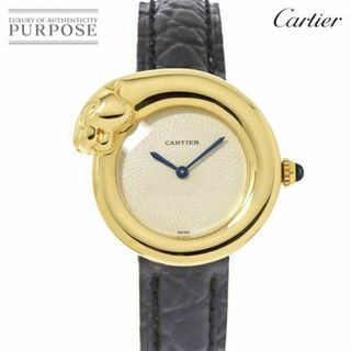 カルティエ(Cartier)のカルティエ Cartier パンテール1925 W2504556 レディース 腕時計 アイボリー 文字盤 K18YG イエローゴールド クォーツ Panthere VLP 90219968(腕時計)