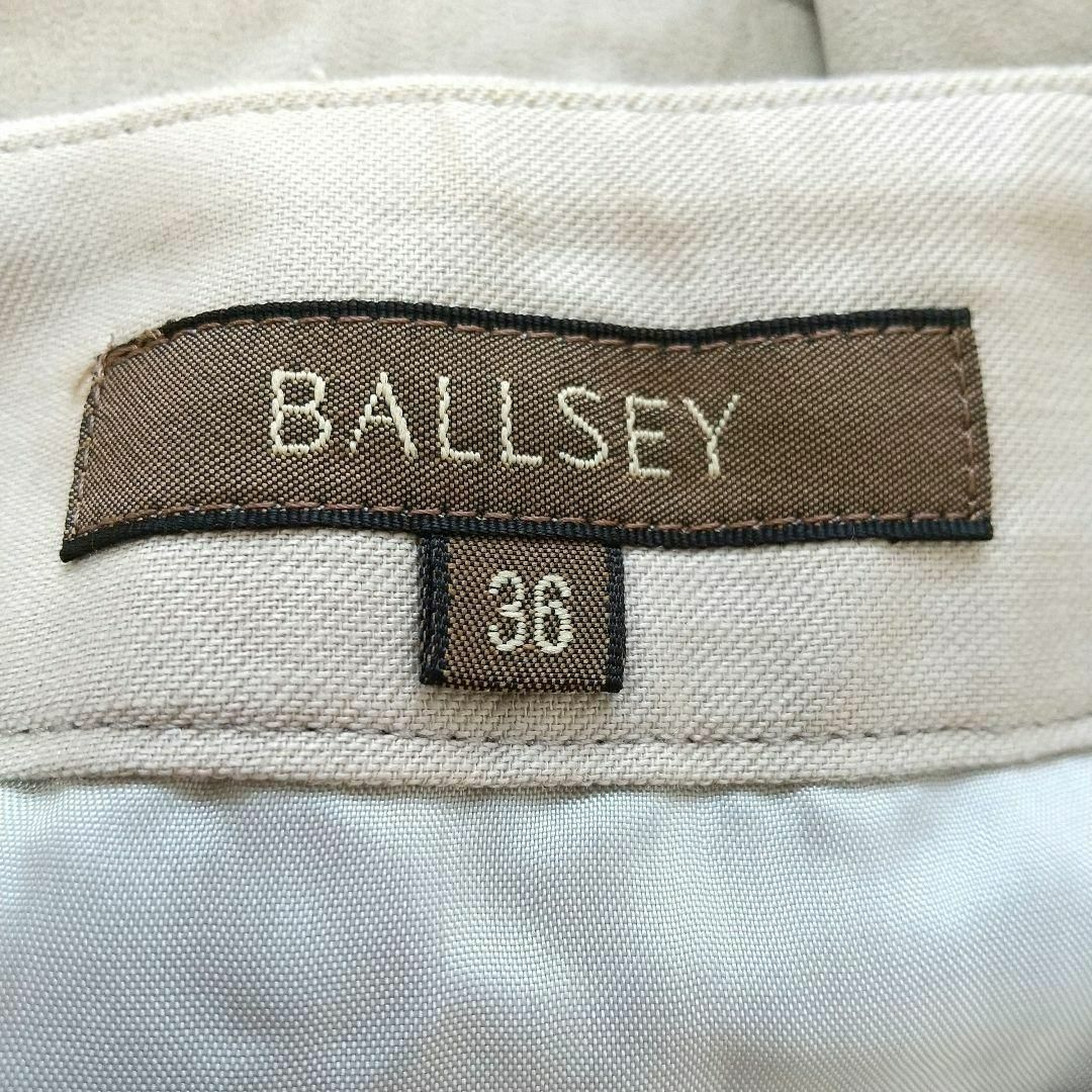 360 BALLSEY ボールジィ フリル 膝丈スカート サイズ 36 レディースのスカート(ひざ丈スカート)の商品写真