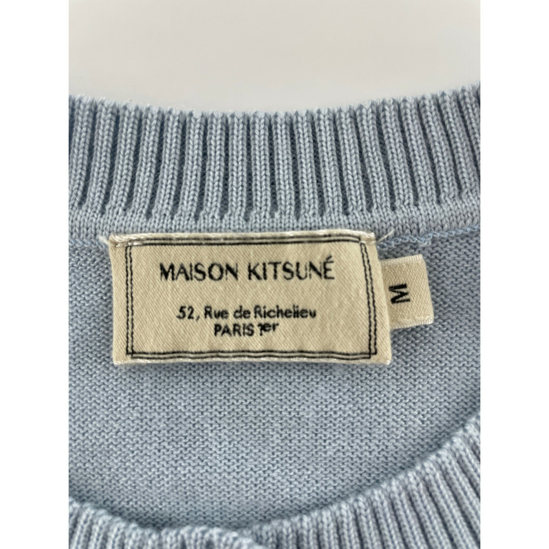 MAISON KITSUNE'(メゾンキツネ)のメゾンキツネ GW00536KT1036 フォックスヘッドパッチ アジャステッドカーディガン M レディースのトップス(カーディガン)の商品写真