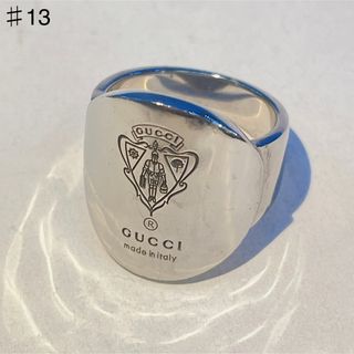 グッチ(Gucci)の456 希少　グッチ　クレスト　シグネット　リング　925 13号(リング(指輪))