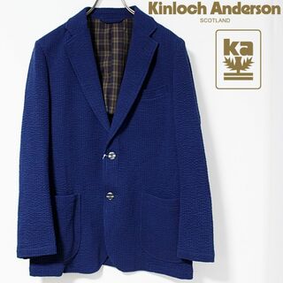 キンロック(KINLOCH)の新品 キンロックアンダーソン ストレッチサッカージャージージャケット Mサイズ(テーラードジャケット)