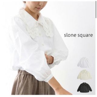 スロンスクエア(SLONE SQUARE)のヴィンテージ風ビッグセーラーブラウス(シャツ/ブラウス(長袖/七分))