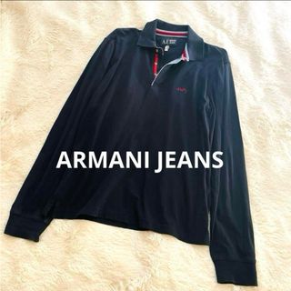 アルマーニジーンズ(ARMANI JEANS)のARMANI JEANS 長袖　ポロシャツ　カットソー　　M(Tシャツ/カットソー(七分/長袖))