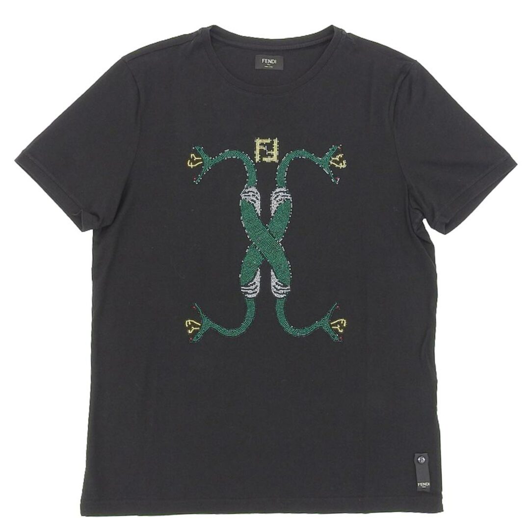 FENDI(フェンディ)のフェンディ 美品 FENDI フェンディ Snake T-shirt トップス メンズ ブラック L FY0894 L メンズのトップス(その他)の商品写真
