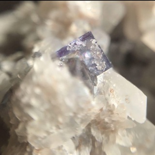 ナミビア　オコルス鉱山　フローライト　水晶　共生　鉱物　標本　マルチカラー　(その他)