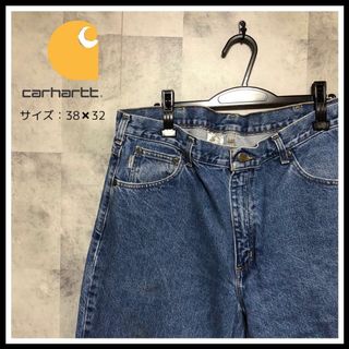 カーハート(carhartt)のUS/EU輸入　海外古着  Carhartt　38×32　ワイド　デニム(デニム/ジーンズ)