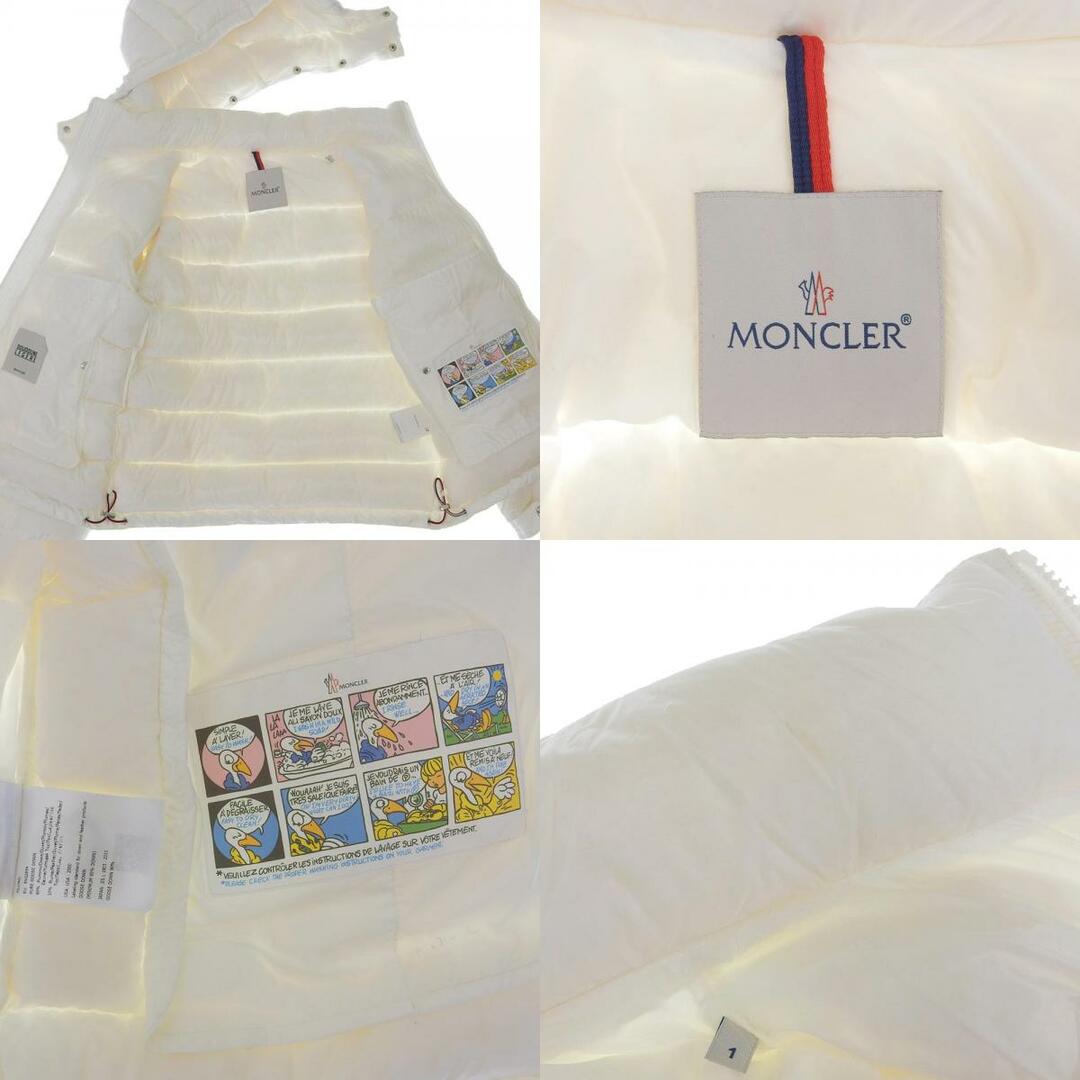 モンクレール 美品 MONCLER モンクレール BRAMANT ブラマント ダウンジャケット メンズ ホワイト 1 国内正規 18年 164cm身幅
