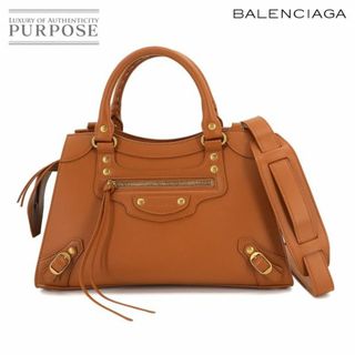 バレンシアガ(Balenciaga)の未使用 展示品 バレンシアガ BALENCIAGA ネオ クラシック シティ S 2way ハンド ショルダー バッグ レザー ブラウン 678629 VLP 90219826(ハンドバッグ)