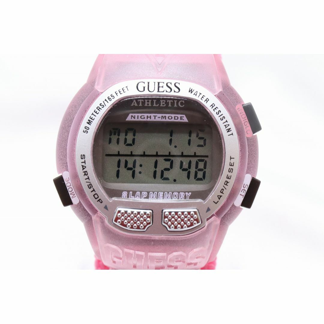 GUESS - 【W120-1】動作品 電池交換済 ゲス アスレチック